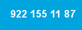 922 155 11 87